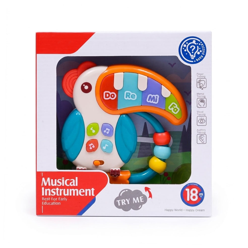 HE0532 MUSICAL PARROT PIANO A.I Default Title - MamasJan Toys