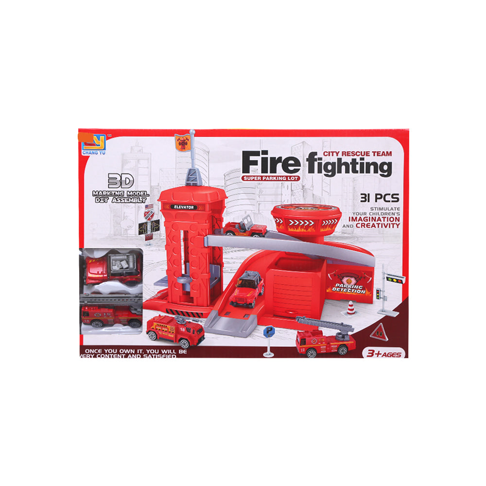 180-26A FIRE FIGHTING PARKING LOT A.I Default Title - MamasJan Toys
