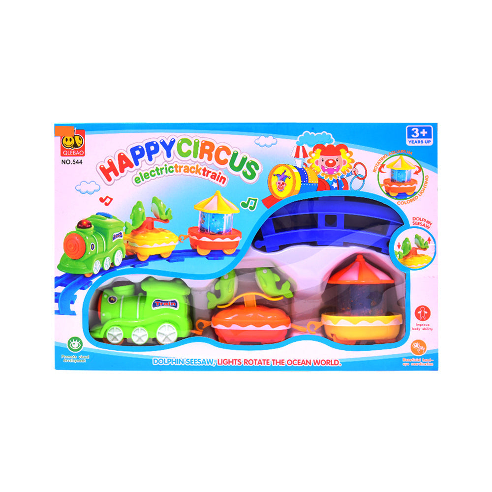 544T MUSICAL HAPPY CIRCUS TRAIN TRACK A.I Default Title - MamasJan Toys