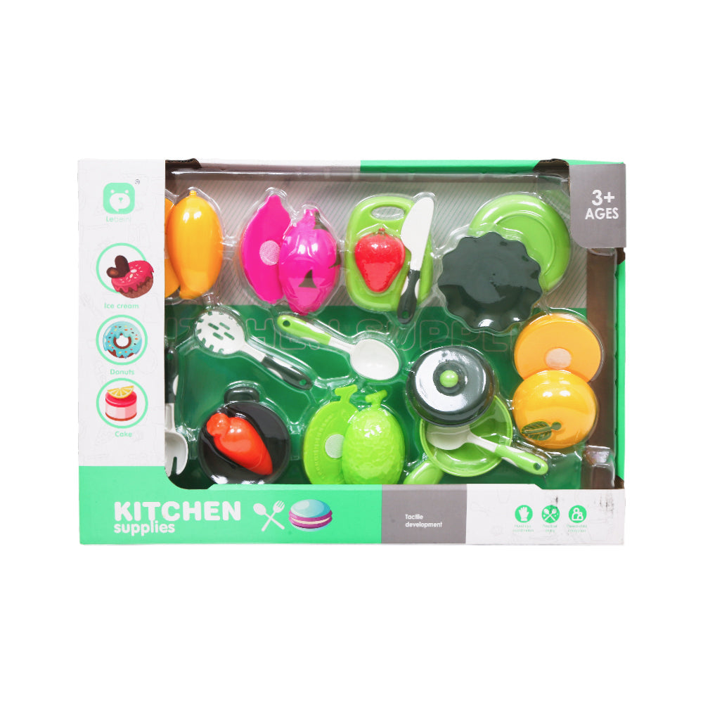 69004 VEGETABLE KITCHEN SET A.I Default Title - MamasJan Toys