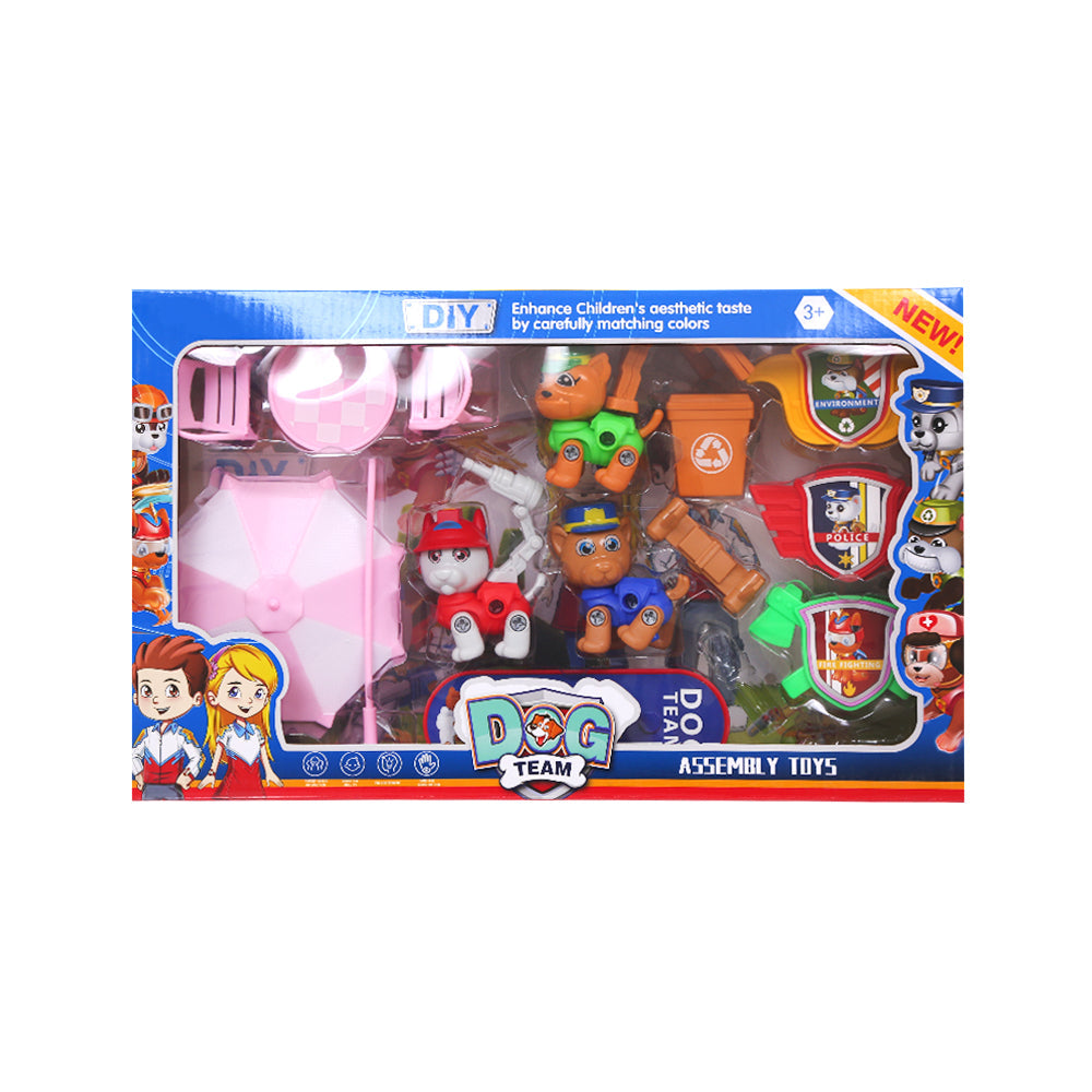 627-2 PAW PATROL SET W-UMBRELA A.I Default Title - MamasJan Toys