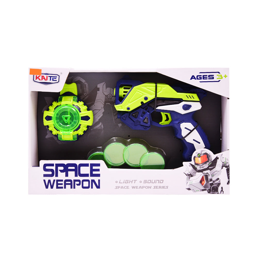 318-33 MUSICAL SPACE WEAPON GUN A.I Default Title - MamasJan Toys