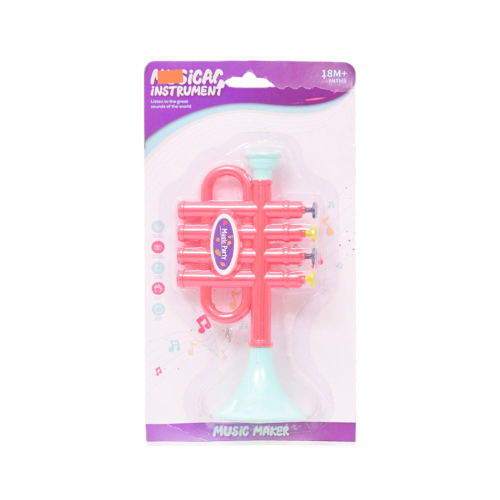 3216E MUSIC BUGLE 2CLR A.I Default Title - MamasJan Toys