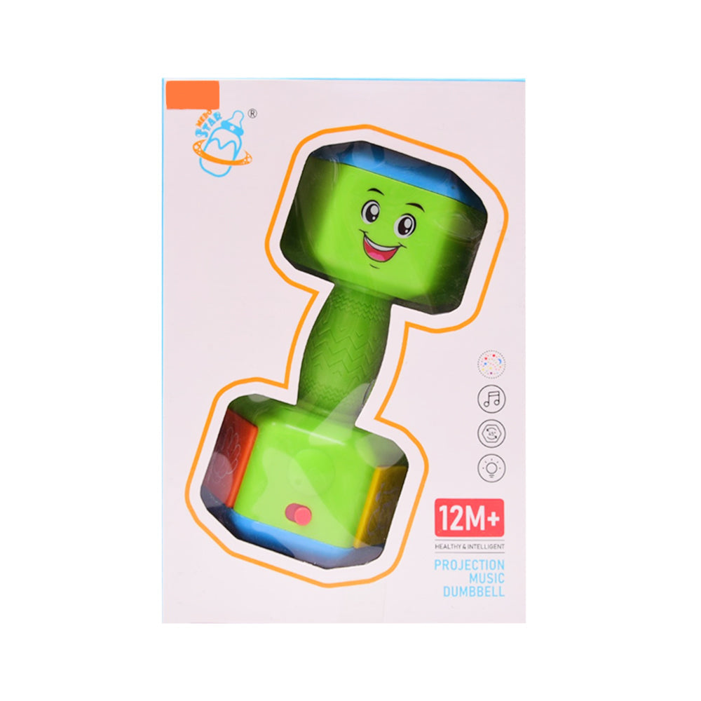 MBX04-1 MUSICAL DUMBBELL W-PRO GREEN A.I Default Title - MamasJan Toys