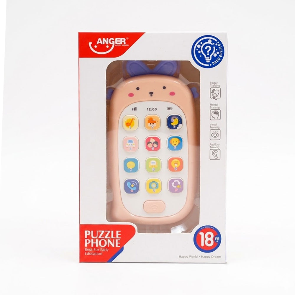 HE0536 MUSICAL CARTOON PHONE ASST A.I Default Title - MamasJan Toys