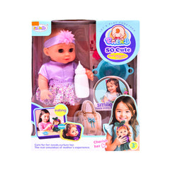 L-8065E BABY DOLL W-FEEDING ACCESSORIES A.I Default Title - MamasJan Toys