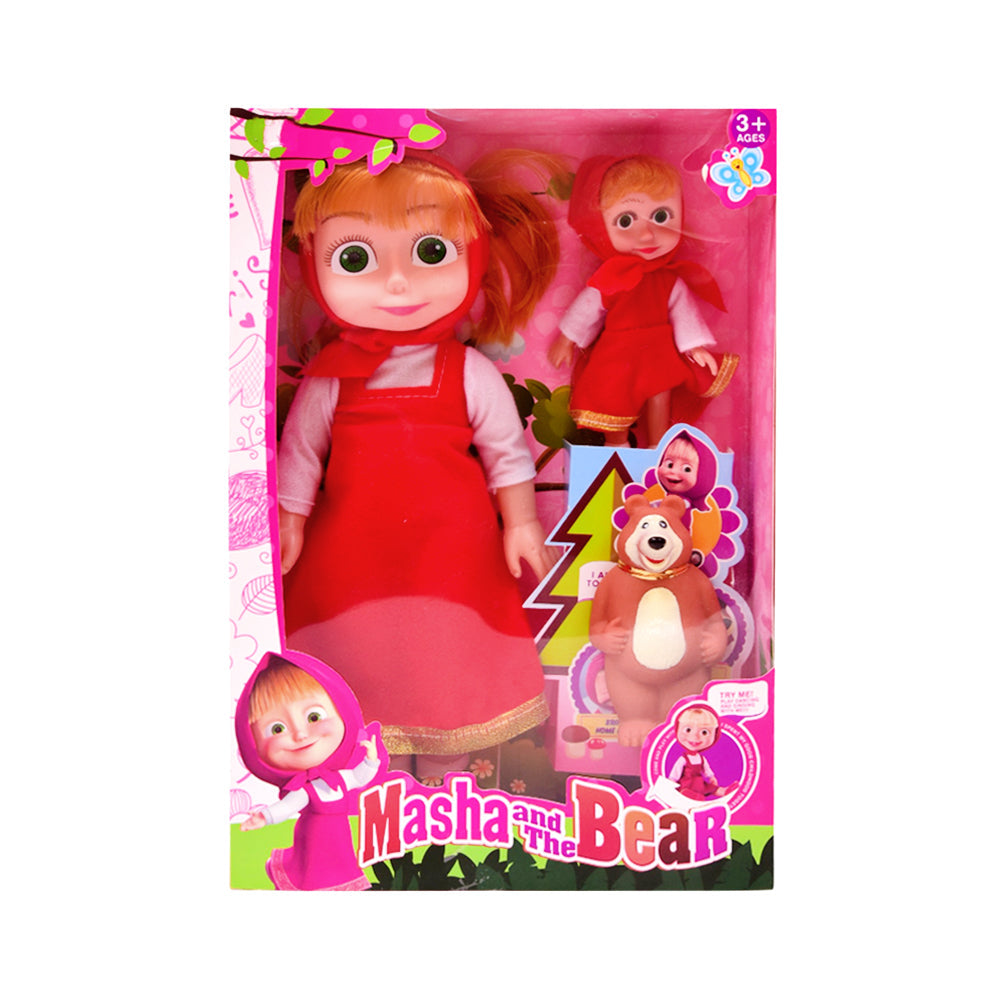 JB6838 16INCH MASHA BEAR DOLL A.I Default Title - MamasJan Toys