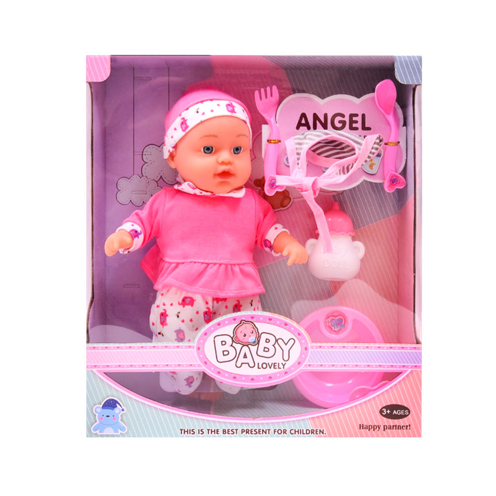 BLS-W262 DOLL W-ACCESSORIES 14INCH A.I Default Title - MamasJan Toys