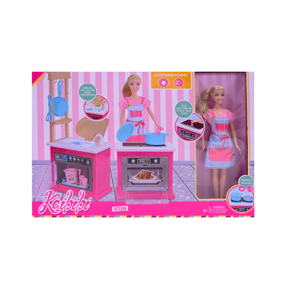 WG039 11INCH KITCHEN DOLL SET A.I Default Title - MamasJan Toys