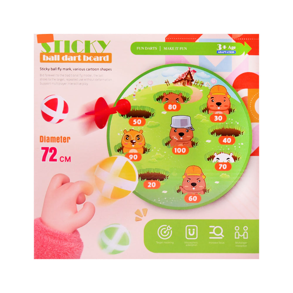 268-8 STICKY BALL TARGET 72CM A.I Default Title - MamasJan Toys