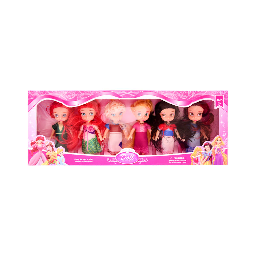 8092 DOLL 6PCS SET A.I Default Title - MamasJan Toys