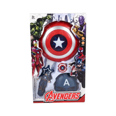 069-MD3 MUSICAL CAPTAIN-AMERICA WEAPON 3IN1 A.I Default Title - MamasJan Toys