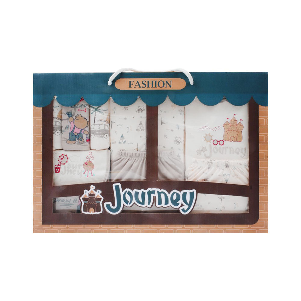 BABY 10PC GIFT SET GREY MZW-25 7078 Default Title - MamasJan KidsWear