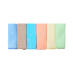 BABY FACE TOWEL PACK OF 6 PLAIN COLOR MZW-25 Default Title - MamasJan KidsWear