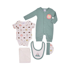 BABY 5PC GIFT SET HANGER MZW-25 0-3M 247-016 THAI Default Title - MamasJan KidsWear