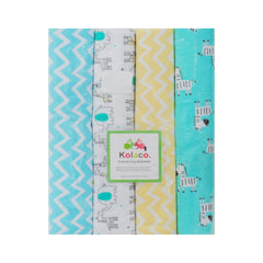 BABY WRAPPING SHEET COTTON LARGE MZS-25 4BK001-003 Default Title - MamasJan KidsWear