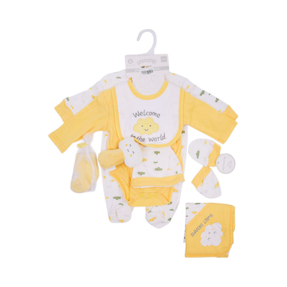 BABY 8PC GIFT SET HANGER MZS-25 0-3M S9305 Default Title - MamasJan KidsWear