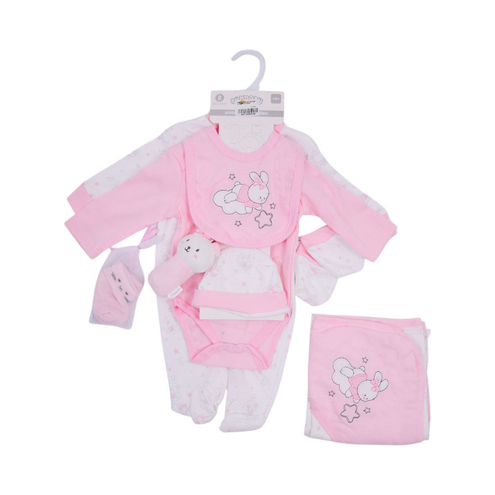 BABY 8PC GIFT SET HANGER MZS-25 3-6M S9308 Default Title - MamasJan KidsWear