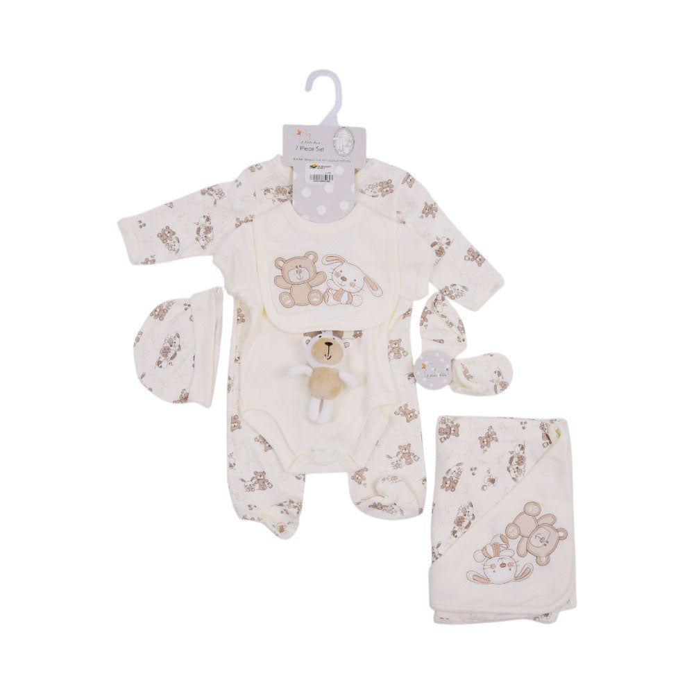 BABY 7PC GIFT SET HANGER MZS-25 3-6M S9315 Default Title - MamasJan KidsWear