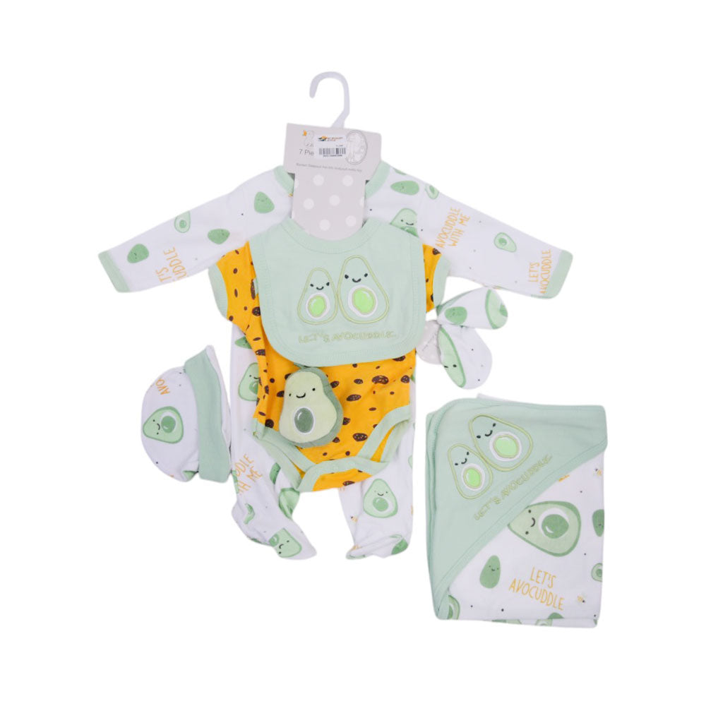 BABY 7PC GIFT SET HANGER MZS-25 0-3M S7318 Default Title - MamasJan KidsWear