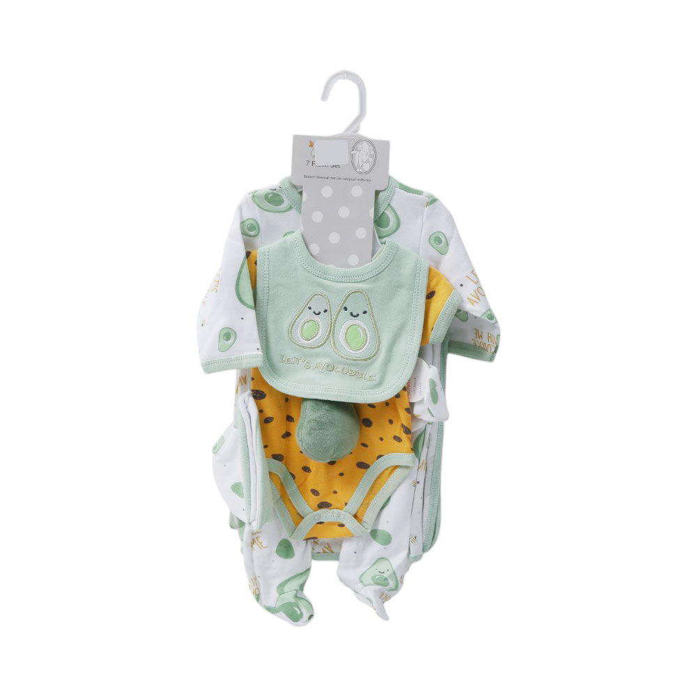 BABY 7PC GIFT SET HANGER MZS-25 3-6M S7318 Default Title - MamasJan KidsWear