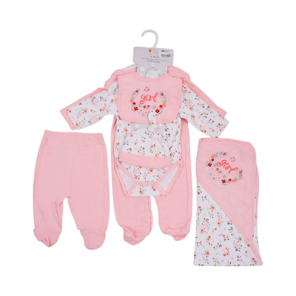 BABY 6PC GIFT SET HANGER MZS-25 3-6M S6309 Default Title - MamasJan KidsWear