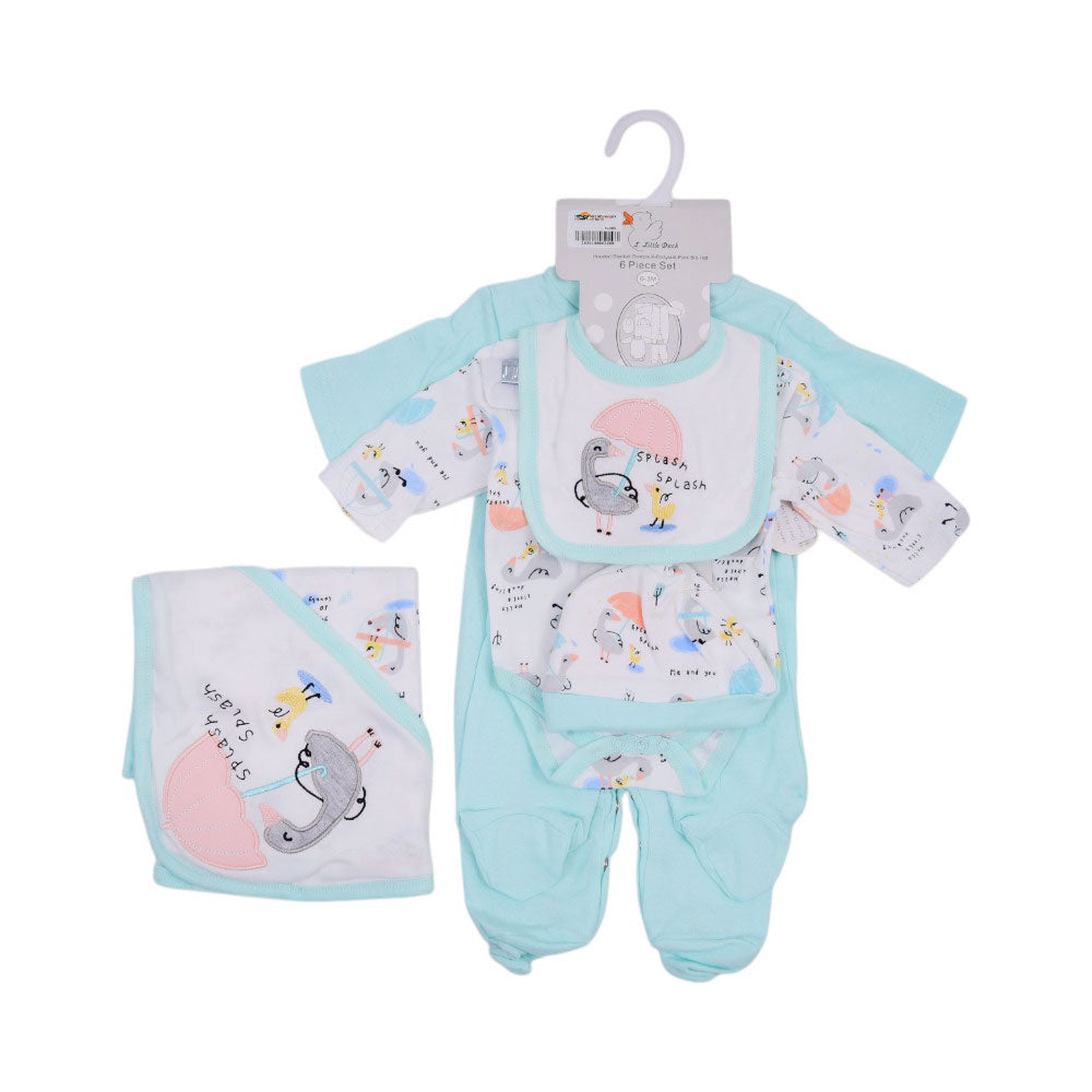 BABY 6PC GIFT SET HANGER MZS-25 0-3M S6310 Default Title - MamasJan KidsWear