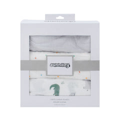 BABY 3PC WRAPPING SHEET COTTON MZS-25 MSL086GR Default Title - MamasJan KidsWear