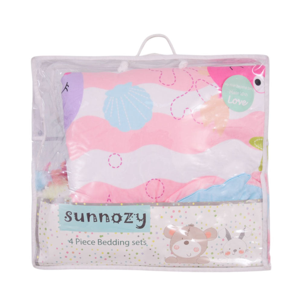 BABY 4PC COT BUMPER SET MZS-25 SNYBD-15P Default Title - MamasJan KidsWear