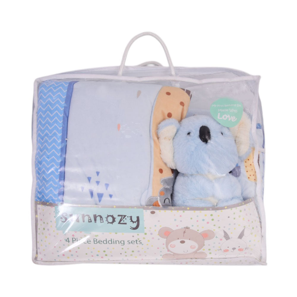 BABY 4PC COT BUMPER SET MZS-25 SNYBD-15B Default Title - MamasJan KidsWear