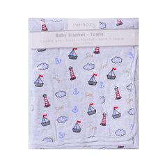 BABY WRAPPING SHEET COTTON 76X90 MZS-25 CLBL67-A Default Title - MamasJan KidsWear