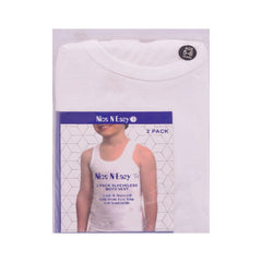 BOYS S/L 2PC VEST NICE & EASY MZS-25 5-6 YEAR HC01 Default Title - MamasJan KidsWear