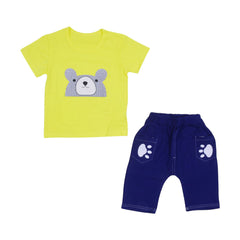 BOYS S/S 2PC L/W KNICKER SUIT MZS-25 6-9M 06 W/G Default Title - MamasJan KidsWear