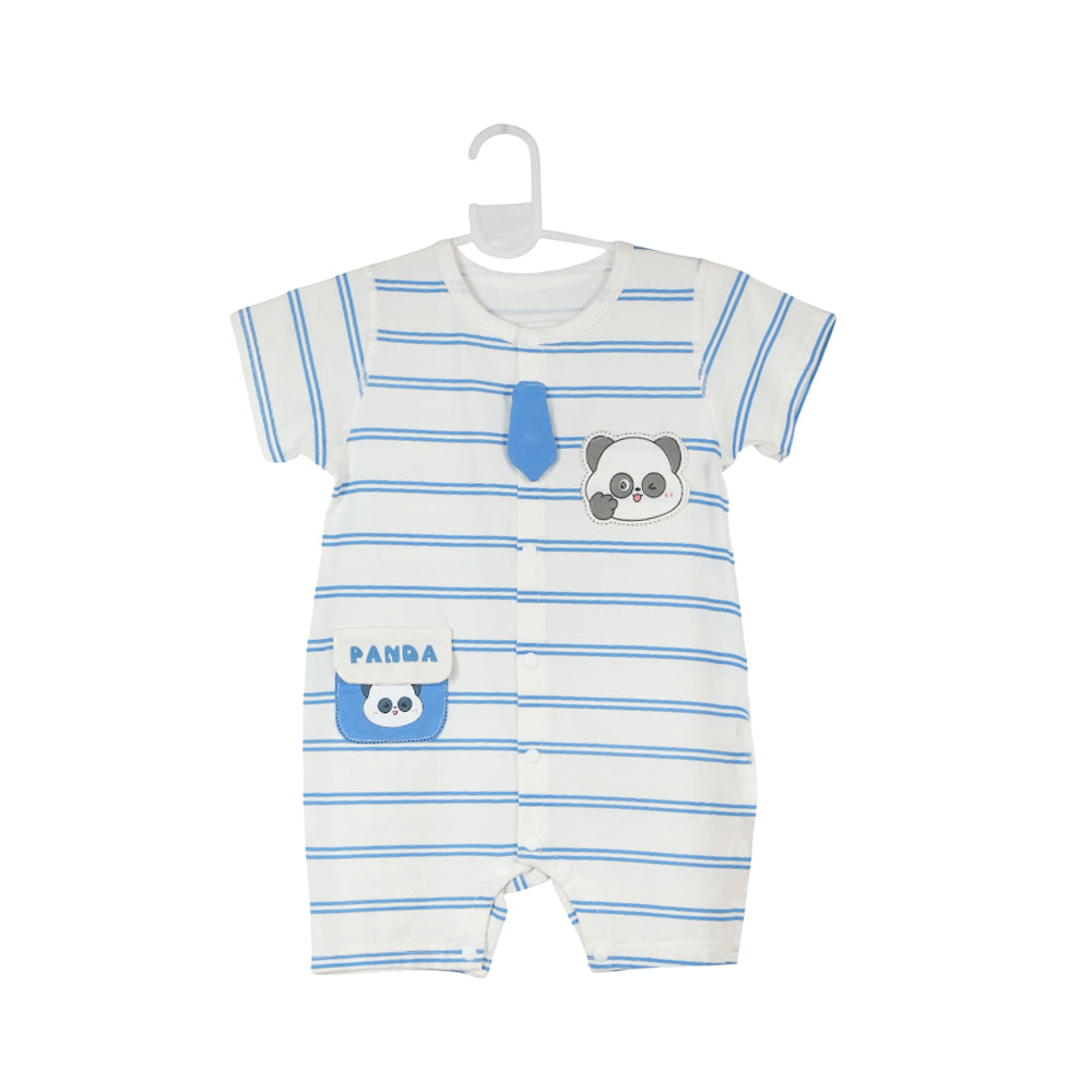 BOYS S/S ROMPER MZS-25 9-12M B9 W.G Default Title - MamasJan KidsWear