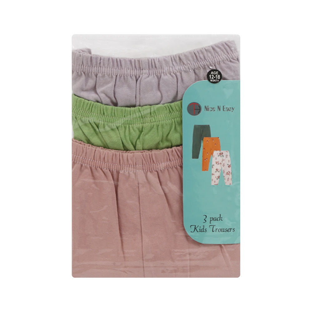 BABY 3PC PAJAMA NICE & EASY MZS-25 12-18M HC03 Default Title - MamasJan KidsWear