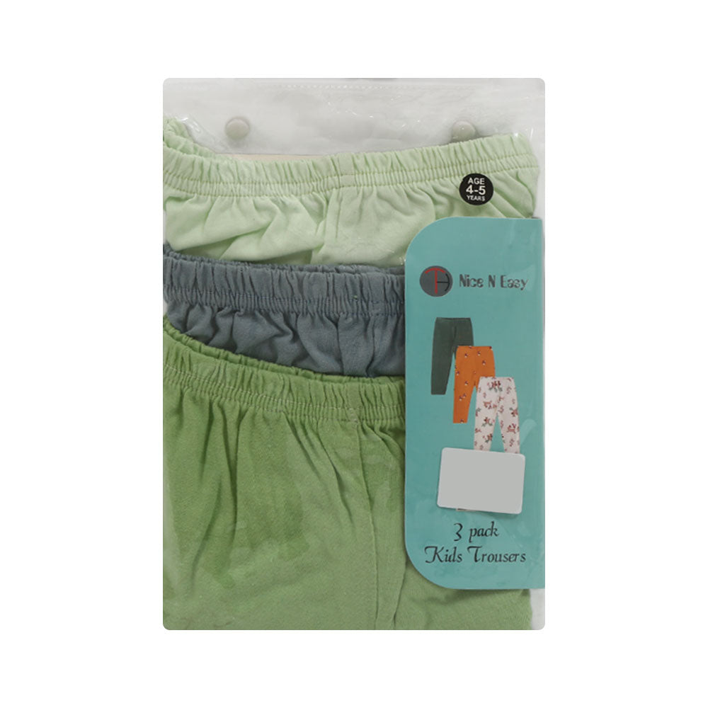 BABY 3PC PAJAMA NICE & EASY MZS-25 4-5 YEAR HC03 Default Title - MamasJan KidsWear