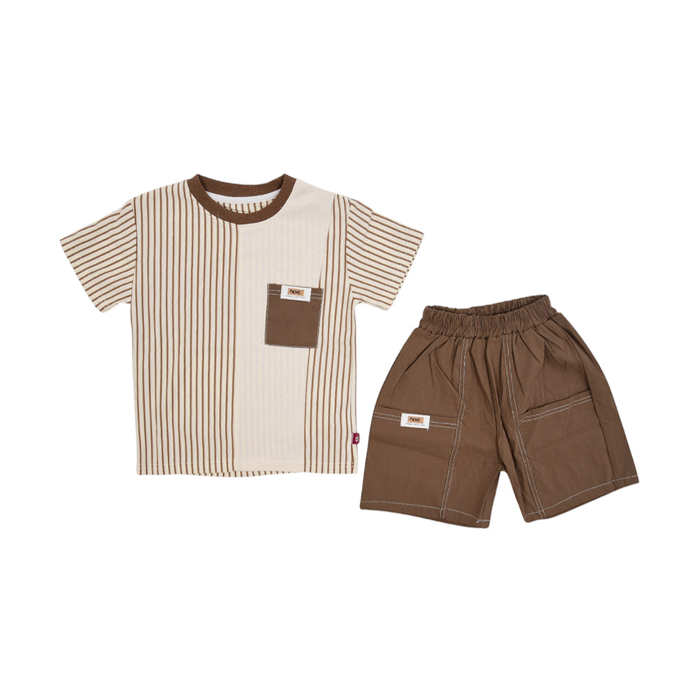 BOY S/S 2PC KNICKER SUIT MZS-25 4-5 YEAR BS-2 W/G Default Title - MamasJan KidsWear