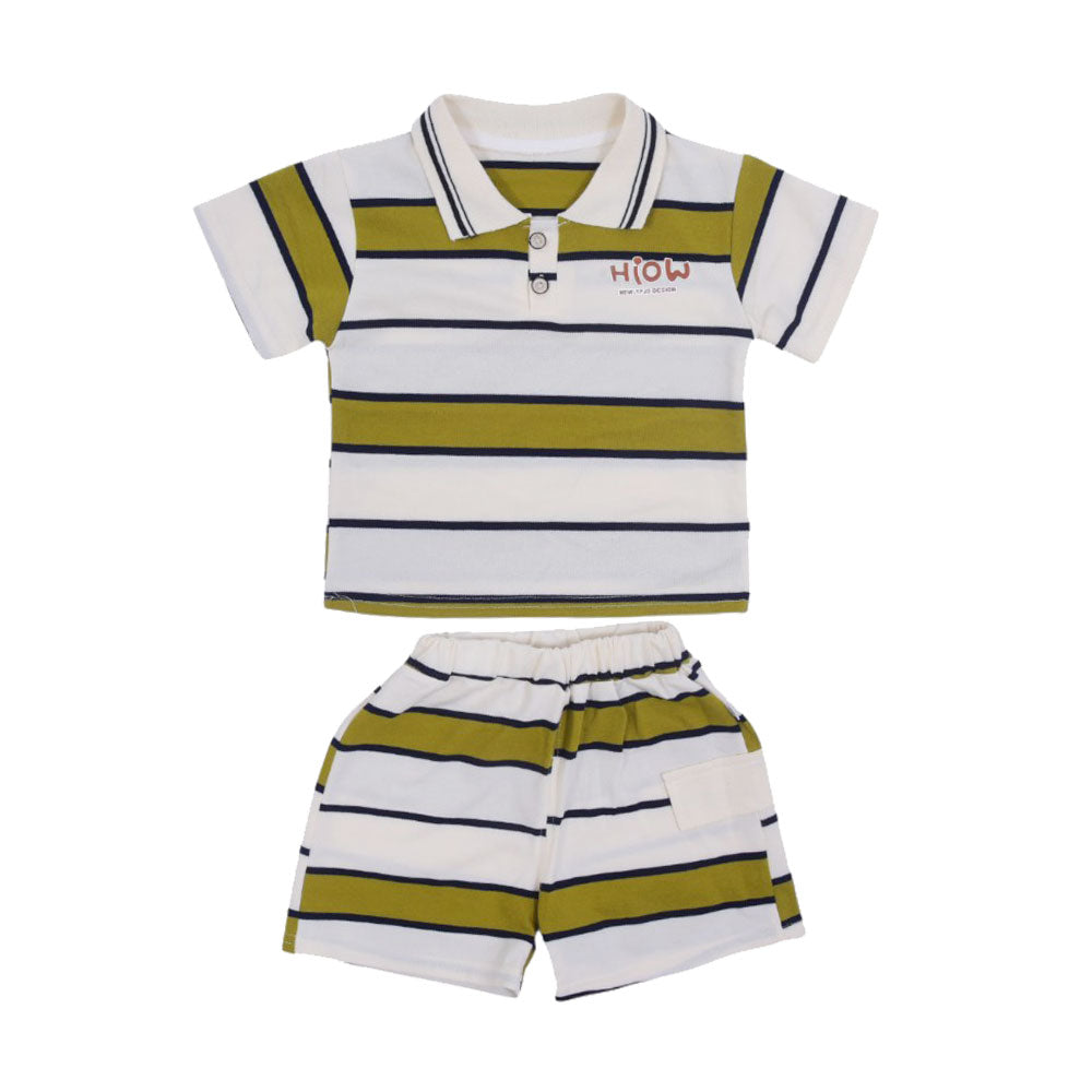 BOY S/S 2PC KNICKER SUIT MZS-25 12-18M BS-4 W/G Default Title - MamasJan KidsWear