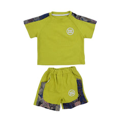 BOY S/S 2PC KNICKER SUIT MZS-25 12-18M BS-5 W/G Default Title - MamasJan KidsWear
