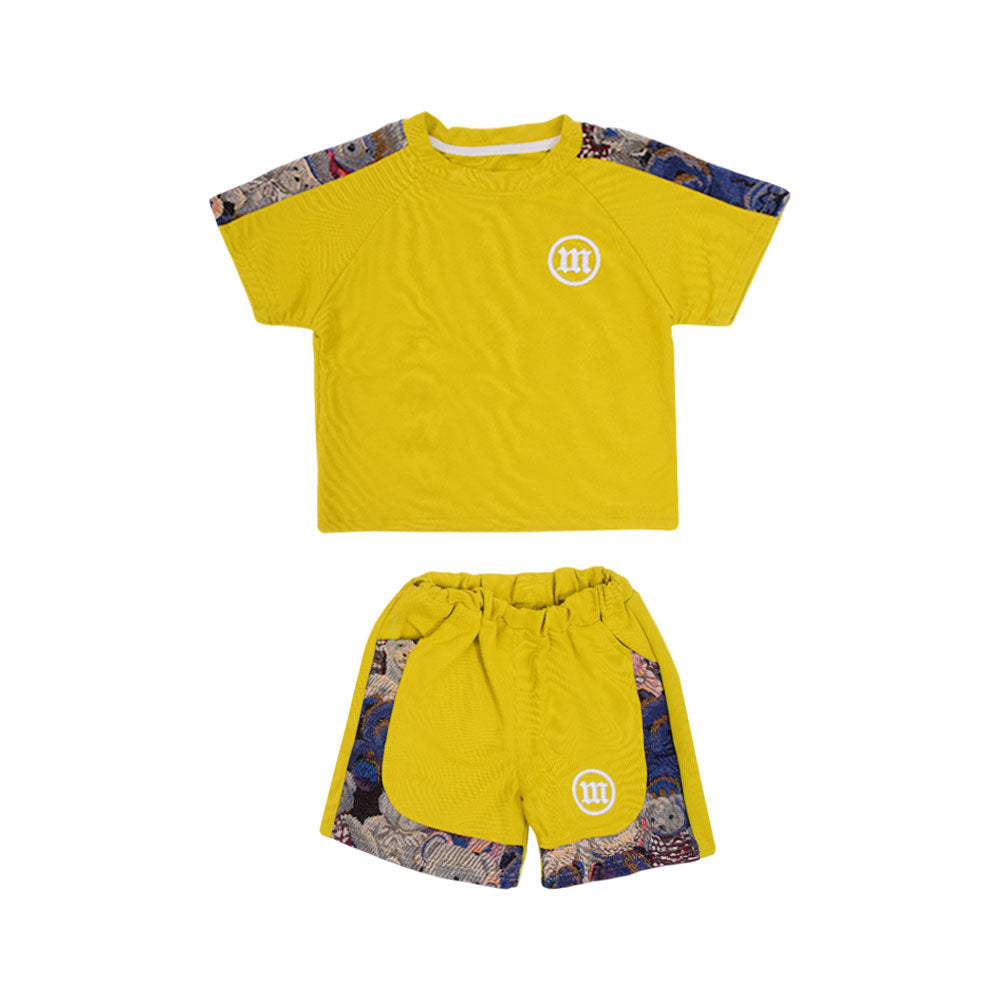 BOY S/S 2PC KNICKER SUIT MZS-25 2-3 YEAR BS-5 W/G Default Title - MamasJan KidsWear