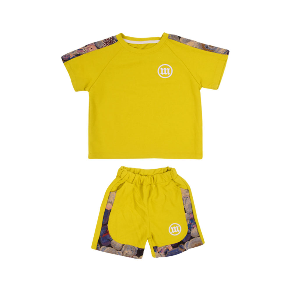 BOY S/S 2PC KNICKER SUIT MZS-25 3-4 YEAR BS-5 W/G Default Title - MamasJan KidsWear
