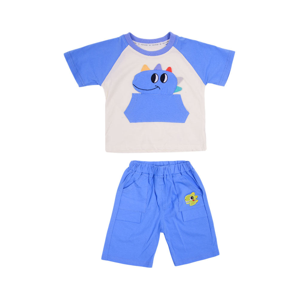 BOY S/S 2PC KNICKER SUIT MZS-25 2-3 YEAR BS-8 W/G Default Title - MamasJan KidsWear