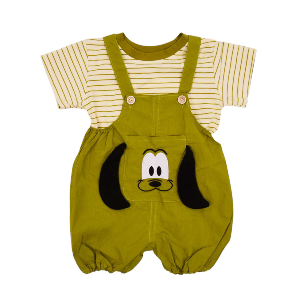 BOY S/S 2PC ROMPER MZS-25 12-18M GS-10 W/G Default Title - MamasJan KidsWear