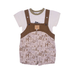 BOY S/S 2PC ROMPER MZS-25 9-12M GS-12 W/G Default Title - MamasJan KidsWear