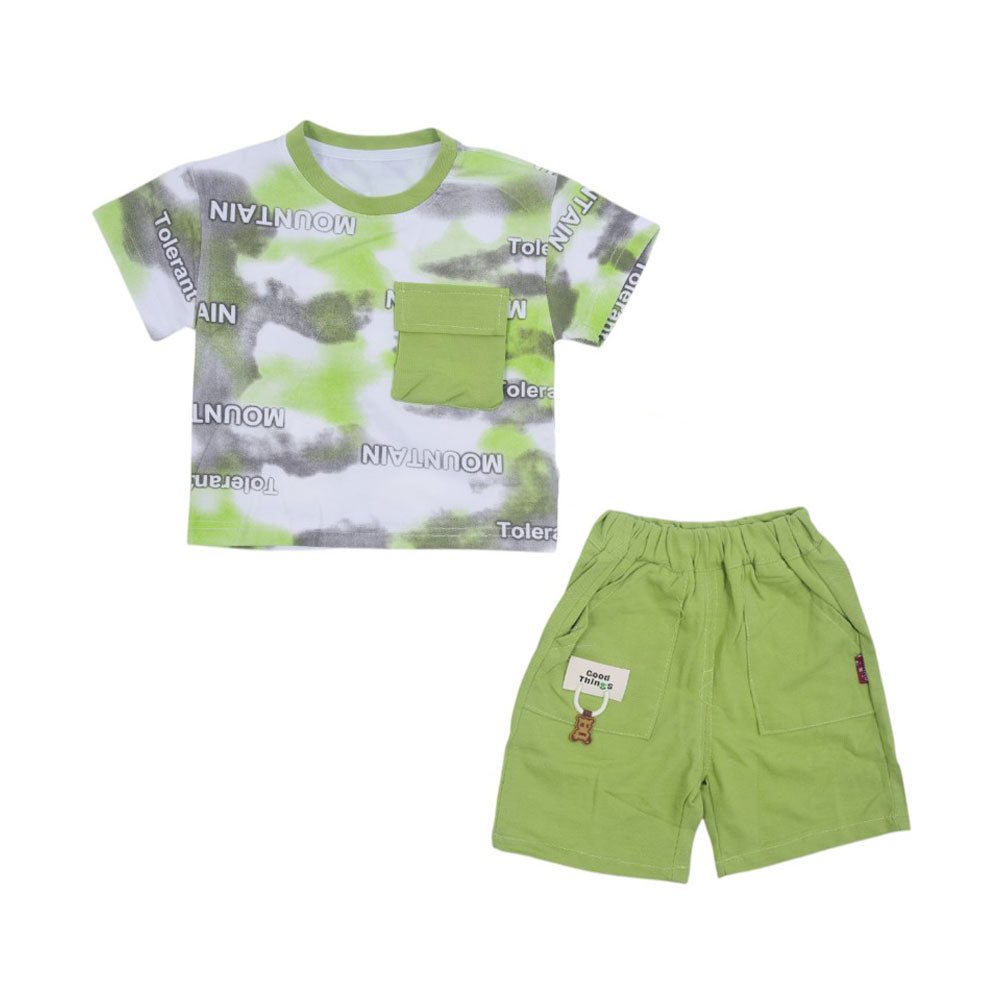 BOY S/S 2PC KNICKER SUIT MZS-25 9-12M SB-08 W/G Default Title - MamasJan KidsWear