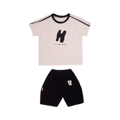BOY S/S 2PC KNICKER SUIT MZS-25 2-3 YEAR SB-09 W/G Default Title - MamasJan KidsWear