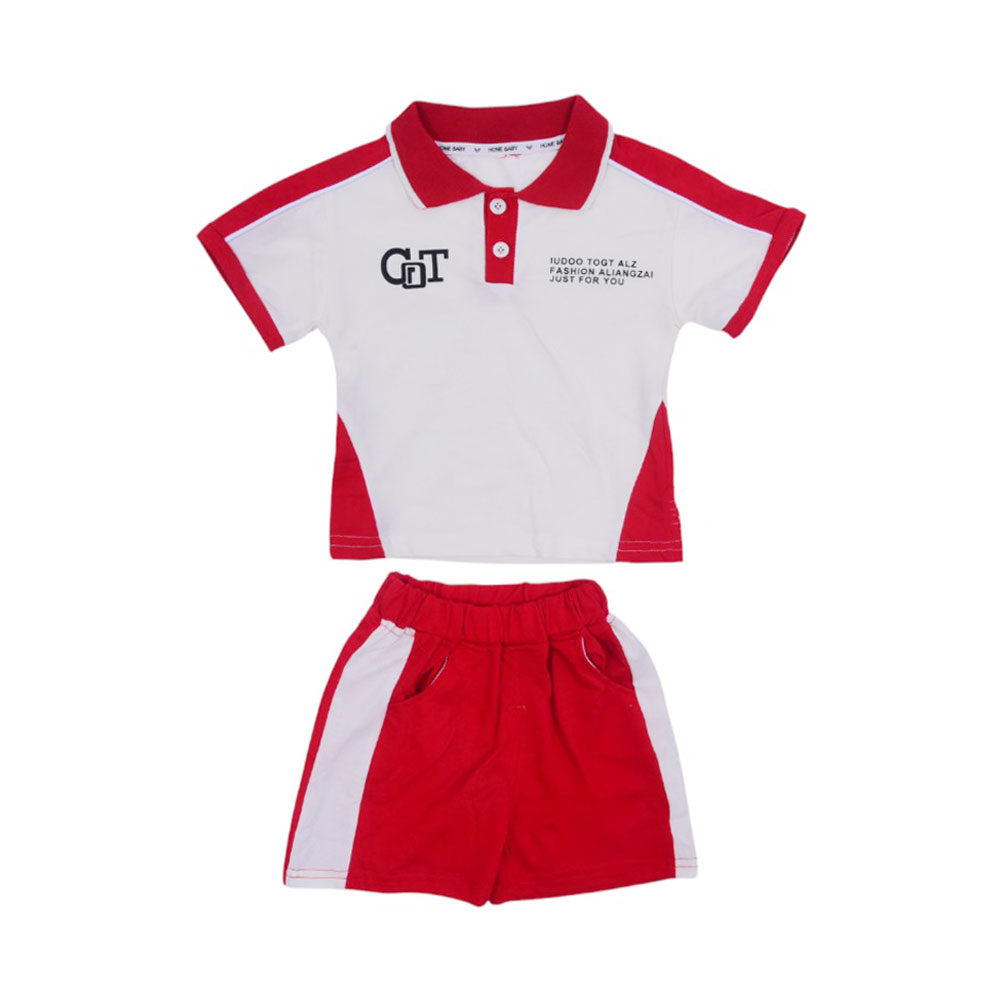 BOY S/S 2PC KNICKER SUIT MZS-25 12-18M 0106 W/G Default Title - MamasJan KidsWear