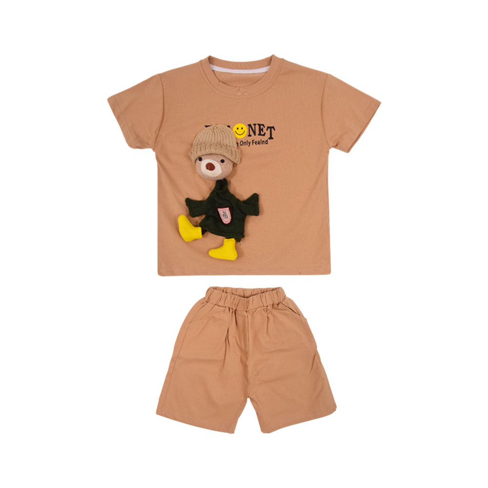 BOY S/S 2PC KNICKER SUIT MZS-25 4-5 YEAR 01014 W/G Default Title - MamasJan KidsWear
