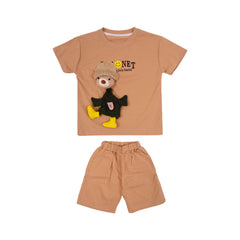 BOY S/S 2PC KNICKER SUIT MZS-25 4-5 YEAR 01014 W/G Default Title - MamasJan KidsWear