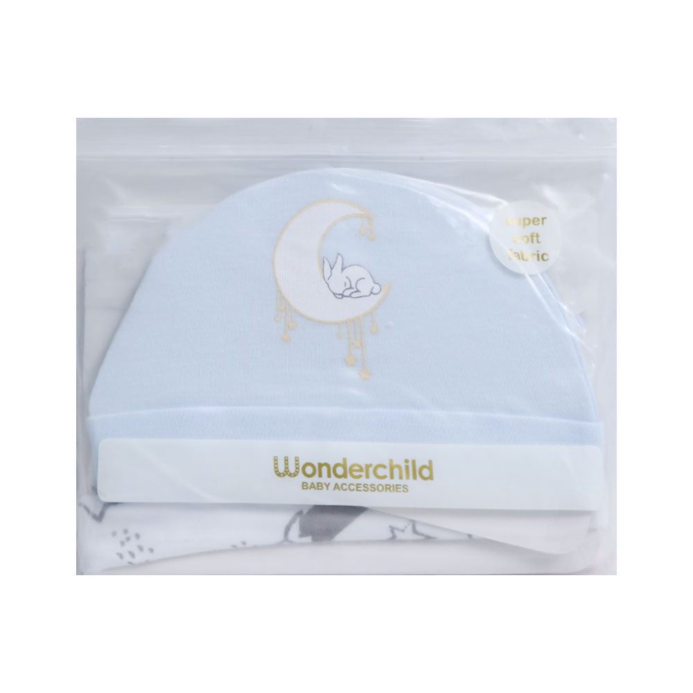 BABY 3PC ROUND CAP ORGANIC IRS-25 N.B 262-013 Default Title - MamasJan KidsWear